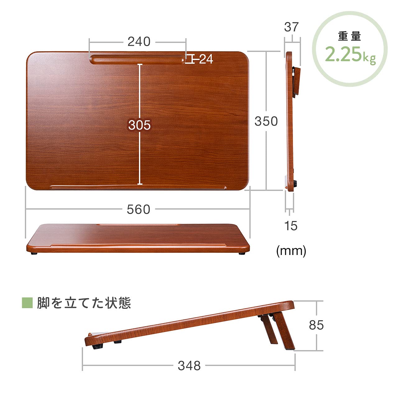 Amazon.co.jp: サンワダイレクト 傾斜台 勉強 卓上 幅56×奥行35cm 傾斜